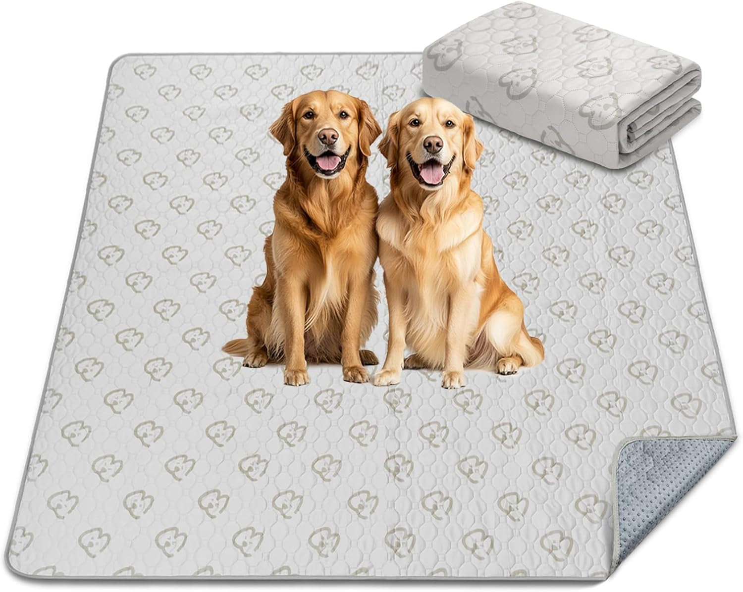Washable Pee Pads for Dogs, Puppy Pads with Super Absorbent, Specifically Designed for  Rollick/Homeplus 24Inch 8 Panels Dog Playpen, Square, 63" X 63", 1 Pack