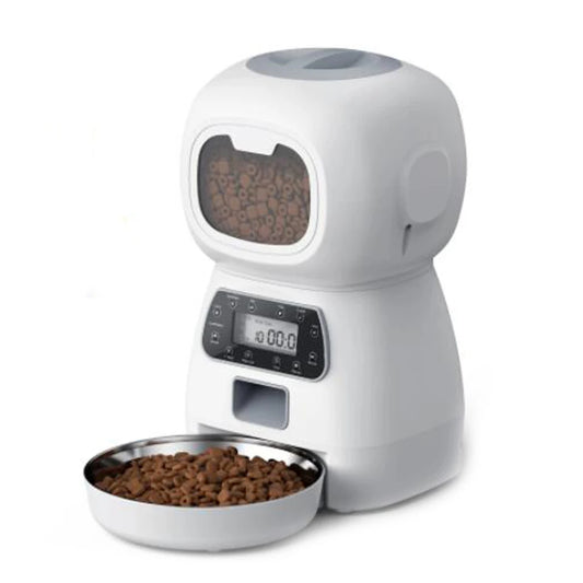 4.5L WIFI APP Automatic Pet Feeder Dry Food Dispenser Voice Recorder Timer Feeding Vending for Large Cats Dogs Smart Pet Bowl