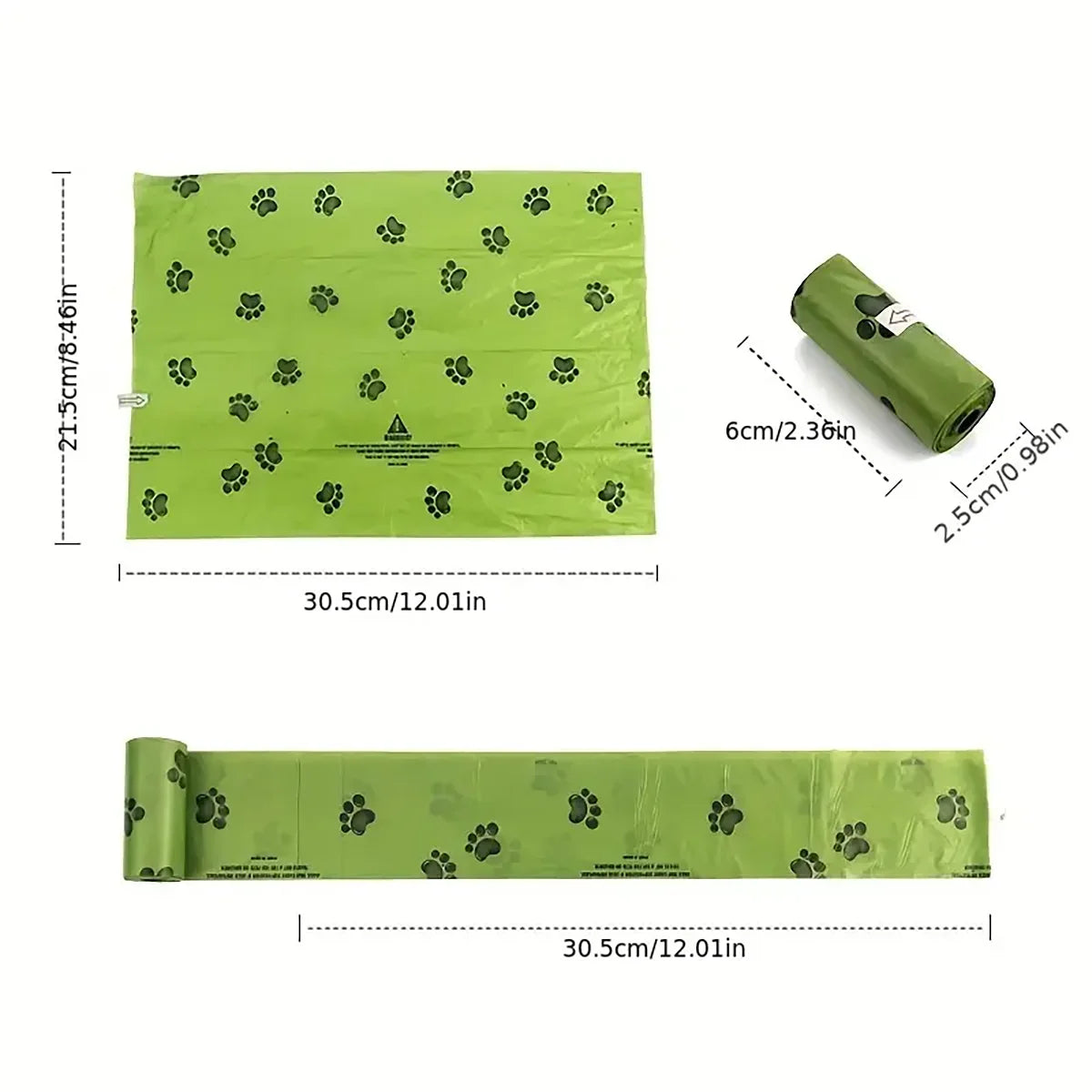 Dog Poop Bags Environmentally Friendly Poop Bags Leak-Proof Dog Waste Bags for Pet Outdoor Supplies Biodegradable Environmentall