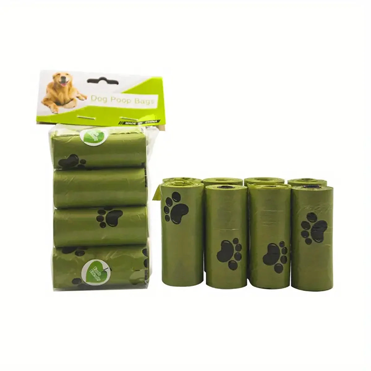 Dog Poop Bags Environmentally Friendly Poop Bags Leak-Proof Dog Waste Bags for Pet Outdoor Supplies Biodegradable Environmentall
