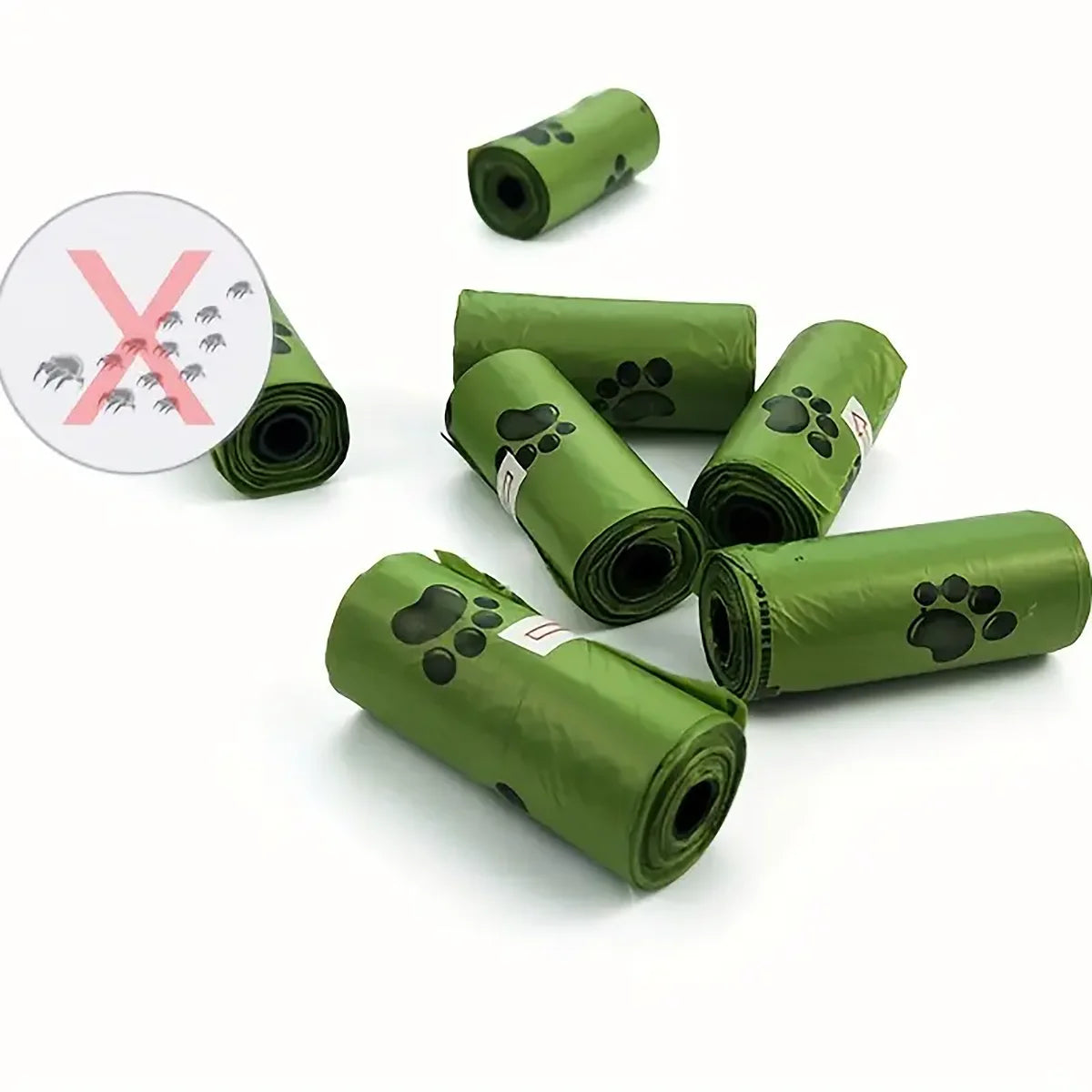 Dog Poop Bags Environmentally Friendly Poop Bags Leak-Proof Dog Waste Bags for Pet Outdoor Supplies Biodegradable Environmentall